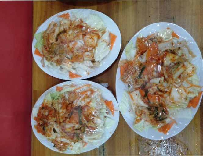 Rau lẩu hải sản kim chi Hàn Quốc
